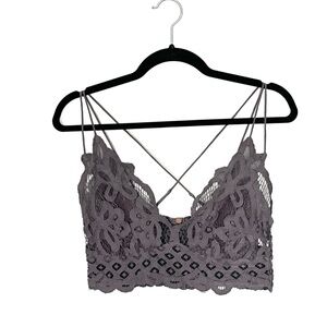 Free People Gray Bralette